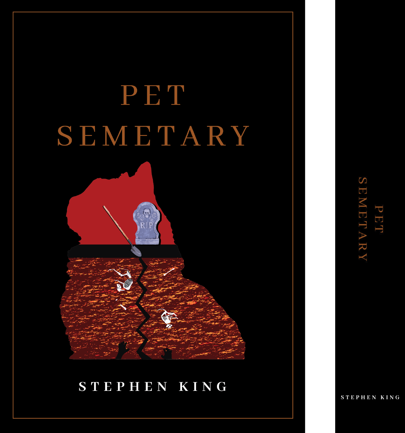 Cat book and spine